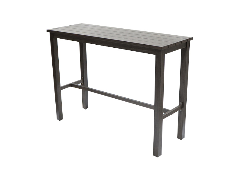 الجوانب الطاولة شريط الفناء الألومنيوم مع ارتفاع شريط 56x20.5 في